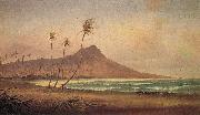 Gideon Jacques Denny Waikiki Beach France oil painting artist